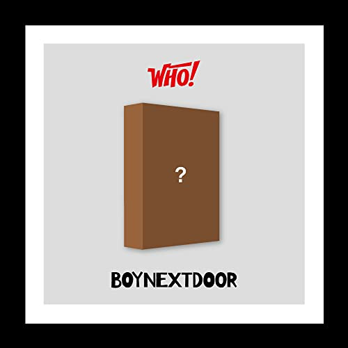 BOYNEXTDOOR WHO! 1st Single Album WHO Verson CD+1p Poster on pack+80p PhotoBook+2p photoCard+1p PostCard+Tracking Sealed