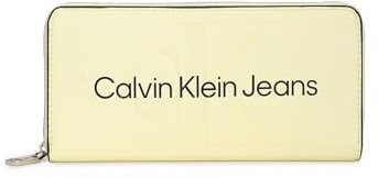 Calvin Klein Geldbörse Long Zip Around Wallet Sherbert hellgelb