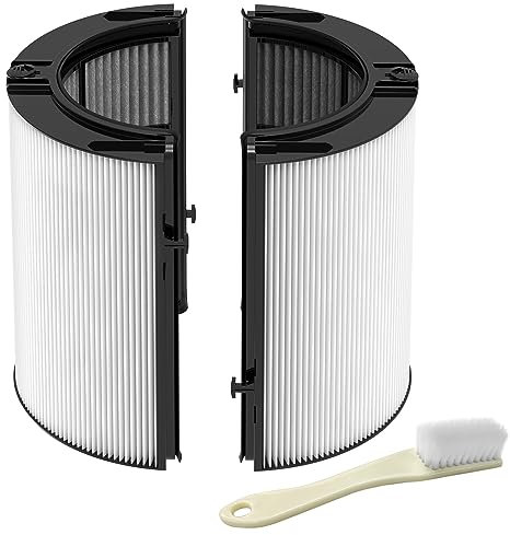 360° Combi 2 in 1 HEPA Carbon Replacement Filter Compatible with Dyson HP04 TP04 DP04 PH04 HP09 TP09 HP07 TP07 PH03 PH02 PH01 HP06 TP06, H13 True HEPA Replacement Filter