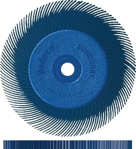 Radialbürste Sunburst Ø152xB152x25,4mm 400 Form DISC RA Alox/Korund TYROLIT