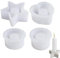 4 Stück Silikonform Kerzenhalter Set, Gießform Kerzenhalter in 4 Stilen, Silikonformen Gießformen, Kerzenhalter Form für DIY Dekoration, Wohnkultur, Geburtstagsfeier, Decor