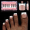 NOVO OVO French Tip Toe Nail Tips Press on, Extension de faux ongles en gel doux carré, BROWN PINK Pré-appliqué Tip Primer & Base Coat, Couverture complète Acrylique pour DIY x 15 Tailles 240 pcs