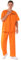 nezababy Prisoner Costume Men Jail Costume Inmate Costume Prison Suit Criminal Clothing Striped Outfit Halloween Cosplay (Prisoner Costume, Large)
