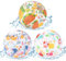 VINEST 3 Stück 35cm Wasserball Aufblasbar, Wasserball Kinder Sommer, Wasserbälle Transparent, Wasserball Baby Groß Schwimmbad Spielzeug, für Veranstaltungen im Freien Pool Strand Partys