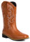 BAISOILIHA Embroidered Square Toe Stivali da cowboy per uomo Donna Durable Moda Retrò Classico Western Choice Stivali Corti For Primavera Autunno giallo Numero 35