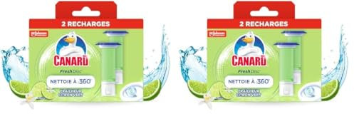 Canard Fresh Disc Fraîcheur Citron Vert – 2 x 2 Recharges