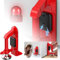 1 butée de porte portable avec alarme - Bloqueur de porte portable - Bloque la porte - Bloque la porte - Bloque la porte de sécurité pour appartement (A)
