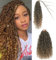 Goddess Locs Lot de 7 extensions de cheveux au crochet 45,7 cm Boho Goddess Faux Locs Crochet pré-bouclés Boho Soft Locs Extensions de cheveux synthétiques pour femme (T/27#, 45 cm)