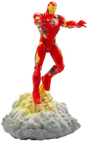 Bullyland Marvel Avengers Iron Man, perfect as a toy figure, decoration and small gift for kids ages 3+ and collectors, detailed 6 collectible figure