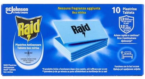 Raid Nachfüllpackung Mückenplättchen, 10 Stück