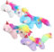 COLLBATH 4er Satz Plüsch Einhorn Schlüsselanhänger Anhänger Kawaii Ebene Schlüsselanhänger Charme Handtasche Geldbörse Ornament Für Auto Schlüssel