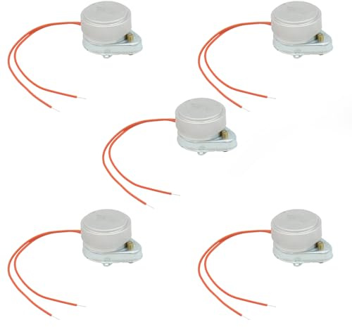 5 x Universal Synchronous Synchron Motor 220V 50Hz 5RPM Compatible for Honeywell Motorised Valve (5 Pack)