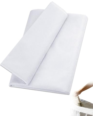 Acual Bügelvlies 200x100cm,Weiß Volumenvlies zum Aufbügeln 36g/m² | Leichtes Bügelvlies Beidseitig Haftend, Vliesstoff zum Verstärken, Nähen, DIY, Stickerei & Basteln für Kleidung&Schneidern