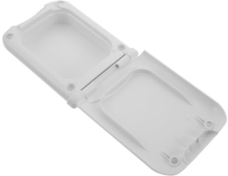 Didiseaon Boîtier d'alimentation Électrique D'entrée pour Camping-Car et Remorque, Prise Extérieure Résistante aux Intempéries en Abs, Trappe Compacte pour Porte de Loquet, Pièce Détachée