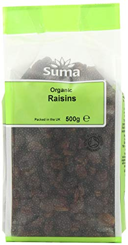 Suma Organic Raisins 500 g (Pack of 6)