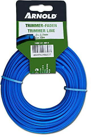 ARNOLD - Trimmerfaden, 4-kant, 2.7 mm x 15 M; 1082-U1-0014