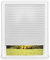 Redi Shade No Tools Easy Lift Trim-at-Home Cordless Plissée-Lichtfilterstoff-Rollo Weiß, 76 cm B x 163 cm L, (Passt für Fenster von 48 cm - 76 cm)