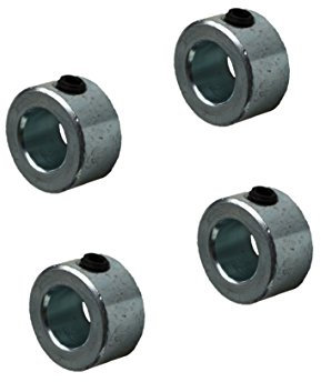 A 4er Stellringe für 12 mm Welle Sackkarren, Metall, Silber