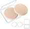 KOOBA 2pcs Round Makeup Sponges with 1 Travel Case, Beauty Face Primer Compact Powder Puff, Blender Sponge Replacement for Cosmetic Flawless Foundation, Sensitive and All Skin Types