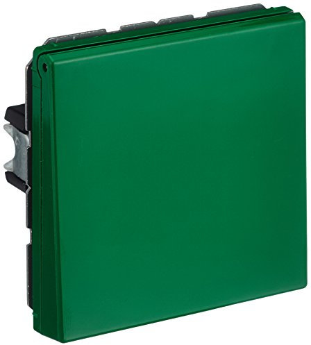 Jung 1520 BFKIKL GN Schuko Steckdose 16 A 250 V bruchsicher mit Berührungsschutz und Klappdeckel Serie LS grün