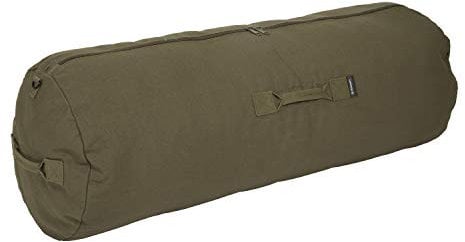 Stansport Deluxe Seesack mit Reißverschluss, Segeltuch, Außendurchmesser, Grün (1232)