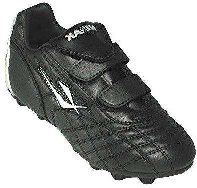 Mirak Forward Childrens/Kids Boys Football/Rugby Screw-In Boots (12 UK Junior) (Black)