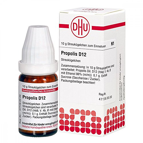 DHU Propolis D12 Streukügelchen, 10 g Globuli