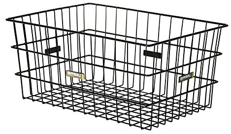 Basil Hinterradkorb Zembla 53X37x23cm weitmaschig schwarz 11070 Fahrrad Korb
