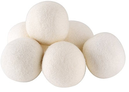 Palline Asciugatrice Palline di Lana per Asciugatrice Set di 6 Palline per Asciugatrice GWHOLE Funzione Ammorbidente, Palle Asciugatrice Naturale e Riutilizzabile e Riducono le Pieghee