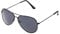 UltraByEasyPeasyStore Ultra Pilot Sunglasses - Adults Black with Black Lenses Unisex Metal Framed Retro 80s Classic Style Sunglasses Women Men UV400 Protection Navigator Pilot Glasses