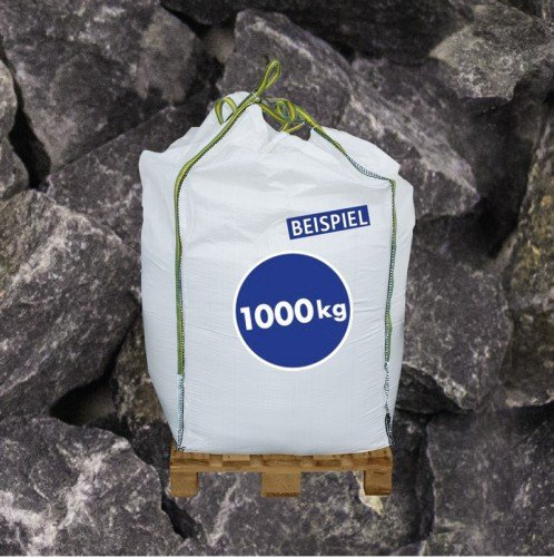 1000 kg BigBag Gabionen Steine Basaltbruch anthrazit 20-40mm - dekorativen Gartengestaltung