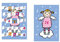 RASW010 - Engel auf Wolke Adventskalender-Doppelkarte - 12,5 x 18,5 cm mit hochwertigem Kuvert