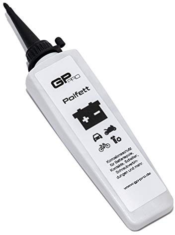 GP-PRO Polfett Made in Germany 50ml Korrosionsschutz für Batteriepole, Kontakte, Schellen, Schraubverbindungen (Autobatterie/Motorradbatterie/E-Bikes)