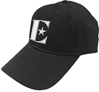 Elton John Baseball Cap Weiß E Logo Captain Fantastic offiziell Schwarz One Size