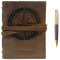 Leder Notizbuch A5 Tagebuch Journal Geprägt Kompass Handgefertigte Reisetagebuch, Vintage Notebook Für Männer Frauen Antik Rustikal Echtes Leder 21X15Cm Geschenk Sketchbook Reisende Travelers Notebook