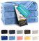 ZWOLTEX Himmlisch weiche Handtücher aus 100% Ägyptischer Baumwolle I Made IN EU I Gästehandtücher Ultra-Soft Duschtuch Badetuch - 3er Handtuch Set Hellblau