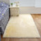 ZFHTAO Weiche Longhair Fell Schaffell Bettvorleger rutschfeste Rechteckig Teppiche for Schlafzimmer Wohnzimmer Kind-Raum Verschiedene Größen - Beige 50x80cm