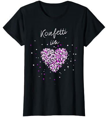 Konfetti im Herzen Köln Kölnerin Fasching Karneval Konfetti T-Shirt