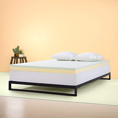 Zinus 7,6 cm Green Tea Memory Foam Mattress Topper, Double