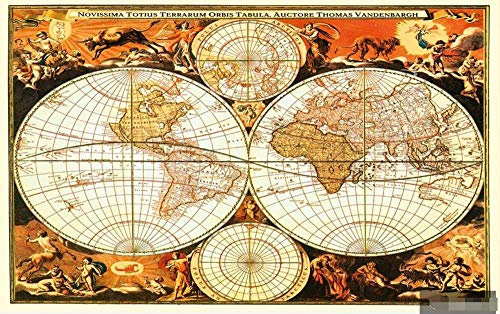 Fototapete 3D Effekt Tapeten Weltkarte Tapete 3D Vliestapete Wandpapier Wandbilder Wohnzimmer Tv Hintergrundbild Wanddeko 150x105cm