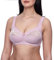 frugue Reggiseno Senza Ferretto Taglie Forti Pizzo Contenitivo Donna Rosa Pastello IT 5E (EU 90E)