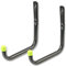 2X Heavy Duty Long Medium Small Storage Hooks Garage Tool Bike Ladder Wall Mounted Brackets - 30kg Load Capacity Each (18.5cm)