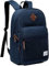 VASCHY Schulrucksack, Wasserabweisend 15.6 Zoll Herren Rucksack Damen Schulranzen Hochschule Schultasche Casual Daypack Mädchen Teenager Reiserucksack Blau