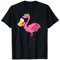 Flamant rose amateurs de bière drôles femmes buveurs de bière T-Shirt