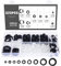 Knpwer 325 Stk Gummitülle Dichtungsringe Set, 9 Größen Kabeldurchführung Gummi Kabeltülle Gummitüllen für Draht, Stecker und Kabel