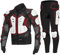 Motocross Moto Armatura Moto Protezione Giacca Corazzata Montagna Ciclismo Equitazione Pattinaggio Tuta Protettiva per Adulti + Pantaloni da Moto per Pantaloni Sportivi Bianco Ross