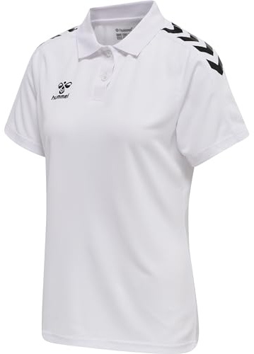hummel hmlCORE XK Functional Poloshirt Damen Weiss, S Damen
