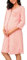 Marvmys Chemise de Nuit Allaitement Maternité 3/4 Manche Rayé Boutonnée Robe de Nuit pour Grossesse Femme Rose XL