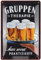 Nostalgic-Art Retro Blechschild, 20 x 30 cm, Gruppentherapie – Bier – Geschenk-Idee für Bier-Fans, aus Metall, Vintage Design mit Spruch, Blechschilder Sprüche, Bier-Deko