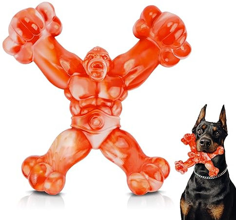 WinTour Os de chien pour mâcheurs agressifs Jouets pour chiens de grande taille Jouets interactifs à mâcher pour chiens agressifs